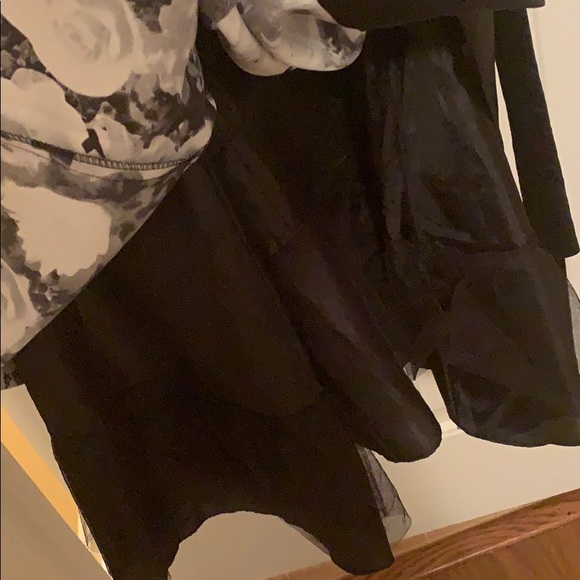 Black, grey, and white Dress Barn cocktail dress - Picture 5 of 5